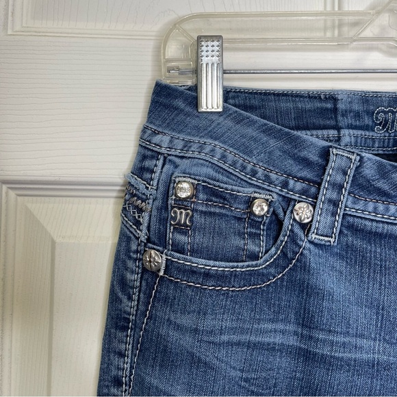 Miss Me Women’s Standard Boot Cut Denim Jeans Sz 27 - Picture 7 of 10